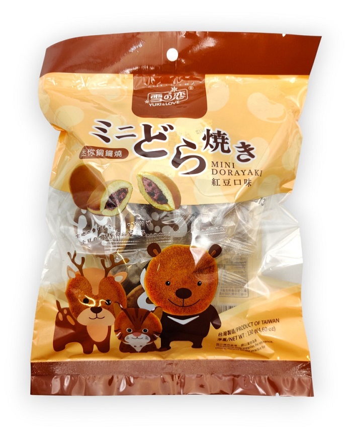 Mini-Dorayaki con crema di fagioli rossi - Yuki & Love 130g.  Mini-Dorayaki con crema di fagioli rossi - Yuki & Love 130g.